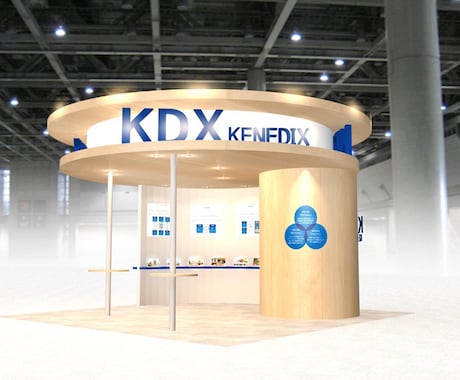 空間デザイン！展示会ブース３Ｄパース作成します 企業出展の展示会ブースを３Ｄパース・図面作成でデザインします イメージ2