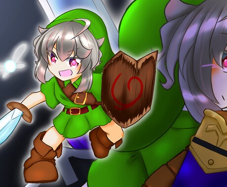 Vtuber向けイラスト描きます サムネなどで使えそうなイラスト描きます イメージ1