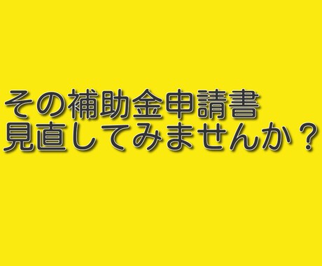 採択されなかった持続化補助金の分析をします 補助金申請の専門家が申請書の問題点を分析し解説いたします。 イメージ1