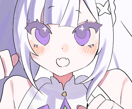 先着5名様のみ！可愛らしいSNSアイコン描きます 初めての依頼も歓迎！Skeb経験を活かし丁寧に対応します！ イメージ1