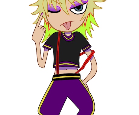 ポップなイラストお描きします 似顔絵やオリジナルキャラなどお描きします。 イメージ1