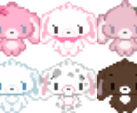 ふんわりゆるいパソコンのマウスカーソル作ります 6種類可愛いキャラクターで実用的なイラスト作成 イメージ1