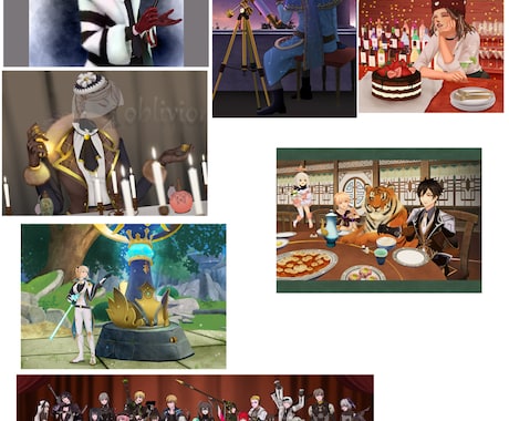 アイコン、一枚絵、ロゴなどをデジタルで制作致します お急ぎの案件の場合は優先的に着手致します イメージ2