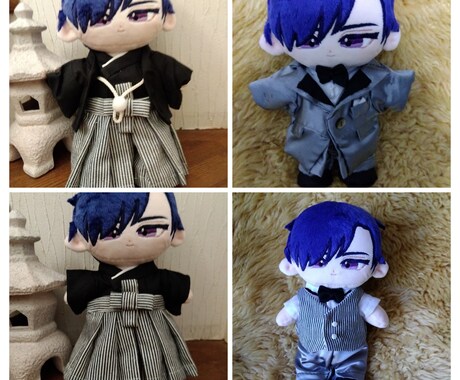 御希望ぬいぐるみ衣装の型紙二点作成いたします お好きなぬいぐるみの衣装型紙を作成 イメージ1