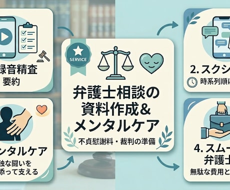 不貞に関するご相談、弁護士への資料作成承ります 不貞慰謝料獲得済、ハラスメントや子供連れ去りで別途裁判 イメージ1