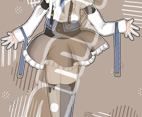IRIAM用の立ち絵描きます かわいい女の子の立ち絵描きます！サービスでキービジュアルも✨ イメージ2