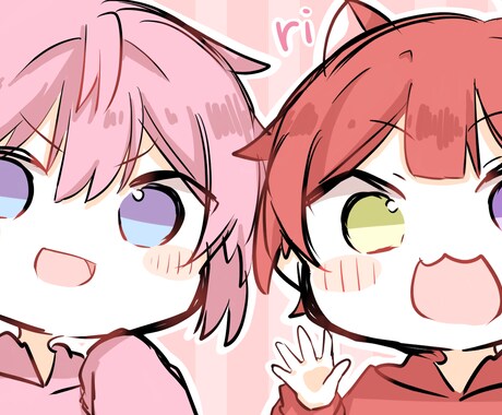 お安くデフォルメアイコン描きます 商用OK！！可愛く描かせていただきます！！ イメージ2