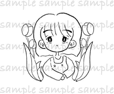 最短即日！シンプルでお洒落な線画アイコン作ります シンプルかつ落ち着いた雰囲気のあるお洒落なオリジナルイラスト イメージ2