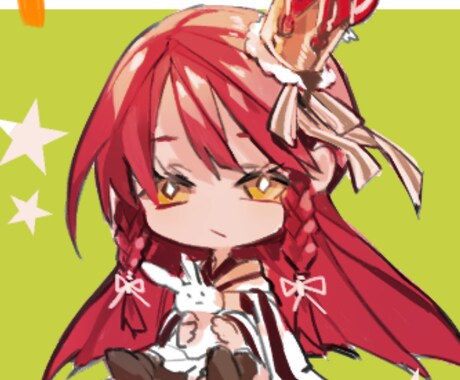 デフォルメイラストを描かせていただきます ！  好きなキャラクターのデフォルメイラストが欲しい方へ イメージ1