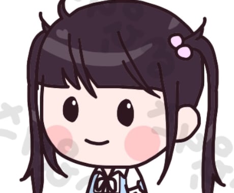 ちびキャラ☆アイコン描きます 友達や恋人と一緒に使いたい方にも◎【似顔絵】 イメージ2