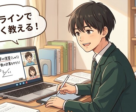 現役高校生が教える勉強・宿題・受験サポートします 現役高校生が教える小中高学生勉強サポート イメージ2