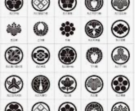 世界に一つだけの【家紋】作らせていただきます 仕事、SNS等で使う家紋精一杯作らせて頂きます♪ イメージ2