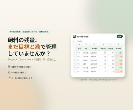 飼料運送会社用サービスで効率化できます イメージ1