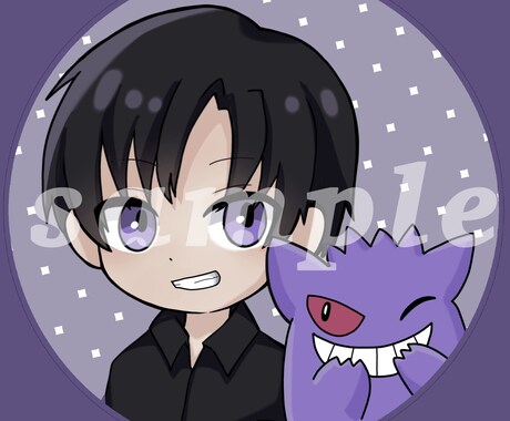アイコンイラスト作成します かわいいアイコンお作りします！修正何度でもokです イメージ2