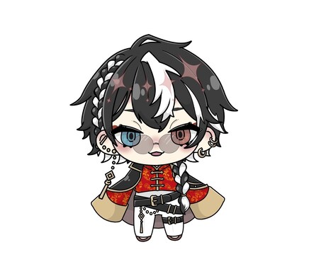 おめめがキラキラミニキャラ作成します イメージ1