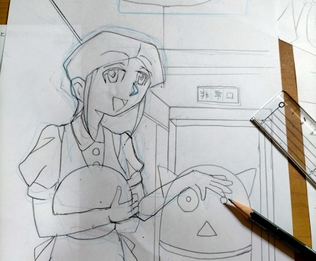 漫画のネームの添削します 自己流なので、僕の作品を気に入った方がおすすめです。 イメージ1