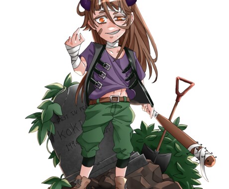 可愛いデフォルメイラスト描きます デフォルメだけどアニメ塗りも厚塗りも対応！ イメージ2