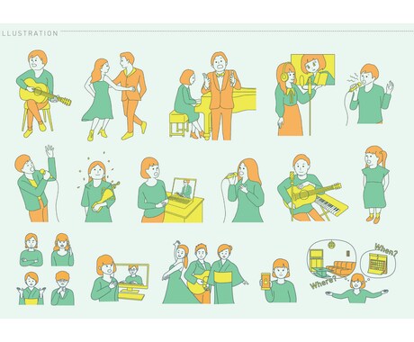 シンプルでわかりやすいイラストを提供します お客様に合わせ温もりのある作品を描きます イメージ2