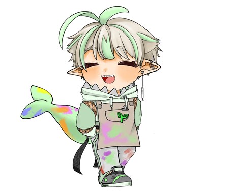 ミニキャラを描きます 動画や配信、その他色々と使えるミニキャラを描きます イメージ2