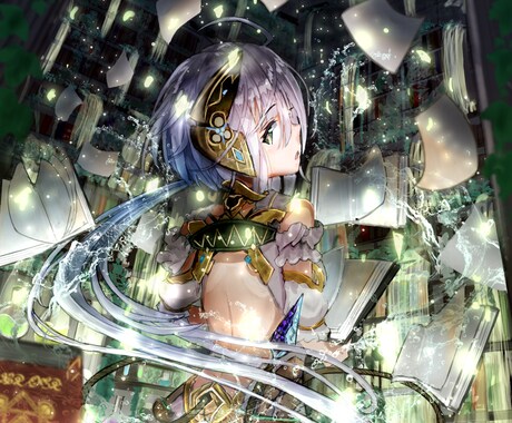 煌めきと透明感を感じるイラストを描きます 動画サムネ、小説・冊子、ゲーム、Vtuberデザイン、広告等 イメージ1