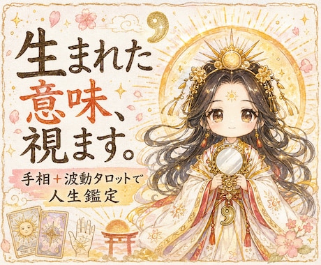 あなたの運命と人生総合運を魂と霊視で鑑定致します 魂の傾向や生まれた意味や使命を魂の波動から読み解きます イメージ1