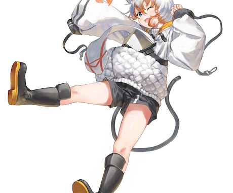 Vtuber、TCG、ソシャゲ立ち絵等描きます 重厚感のある厚塗りから綺麗なブラシ塗りまで イメージ2