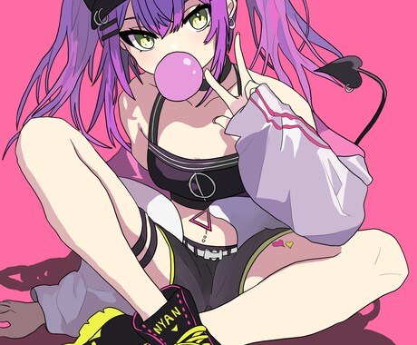 立ち絵、一枚絵、サムネ等を制作いたします 観賞用、動画用、配信用、グッズ用など様々な用途で！！ イメージ1