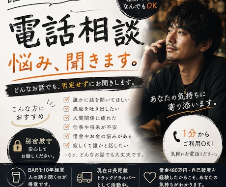 女性限定！どんな些細な事でもお聞きします 誰にも言えない事、ジャンル問わずなんでもお聞きします！ イメージ1