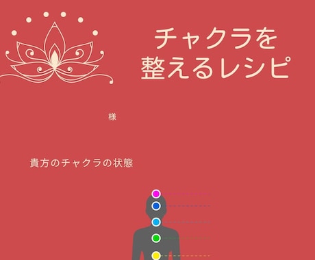 ご注意ください！電話相談者限定のサービスとなります チャクラの状態と整え方を送ります イメージ1