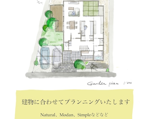 建物に合うイメージで外構プランします 建物に合わせてご希望のエクステリア(外構)デザインをご提案 イメージ1