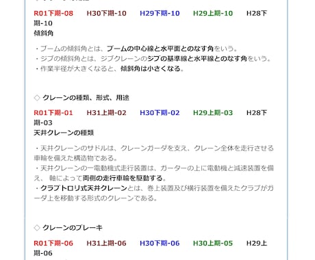 クレーン・デリック運転士免許試験の合格を応援します 試験対策の優先順がハッキリわかる、出題予想とこれだけ項目集 イメージ1