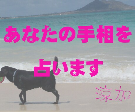 “手相が語るあなたとは・・・”　2000円であなたの手相を鑑定します！ イメージ1