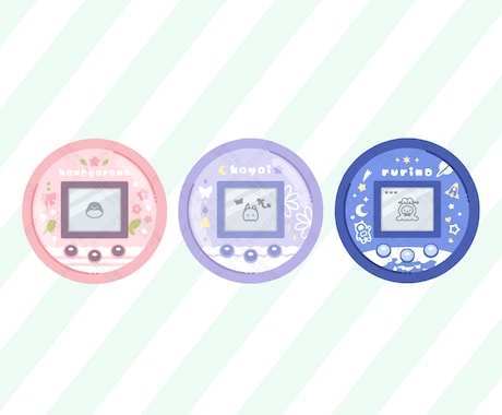 あなたの液晶玩具イラストお描きします SNS等で使えるVtuber様・Vライバー様向けのイラスト イメージ2