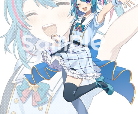 立ち絵、配信用イラストを制作いたします 立ち絵、VTuber、配信用イラストなど幅広くお受け致します イメージ2