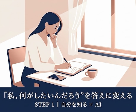 3回コースAI時代の最初の一歩をつくり方を教えます 何から始めるか迷っている方へ。丁寧に伴走します。 イメージ2