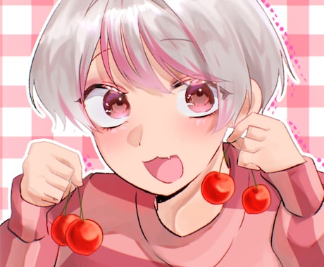 サムネイルや歌ってみたなど、1枚絵作成します あなたのキャラクターの魅力を最大限引き出します！ イメージ1