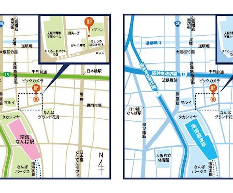 シンプルな地図・マップを3,000円で作成します 住所だけからでも作成可能！修正は何度でも！ イメージ2