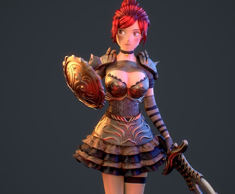 3D Character designます Character design for 3Dprint イメージ2