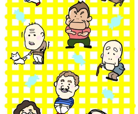 オリジナルイラスト作成します 人物・動物・食べ物どれでも、ポップでかわいくデザインします♪ イメージ1