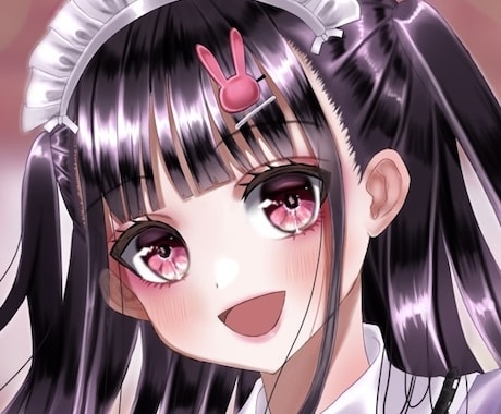 可愛い女の子のイラストを描きます あなただけのアイコンをお作りします イメージ1