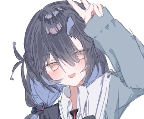 1500円〜アイコンサイズイラストお引き受けします 安価+ラフな絵柄+早期納品！柔らかい女の子を書くのが得意です イメージ1