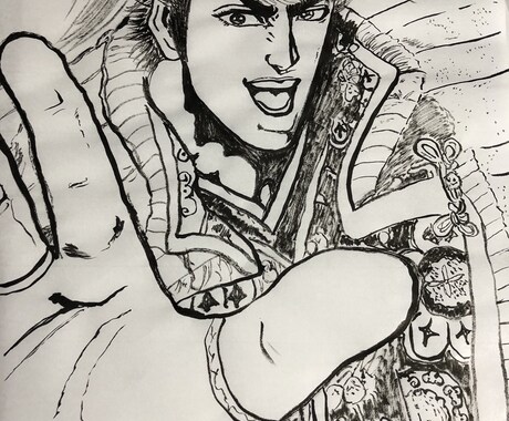 墨で好きなキャラ描きます 〜 一風変わった推しキャラの絵が見たいあなたへ 〜 イメージ1