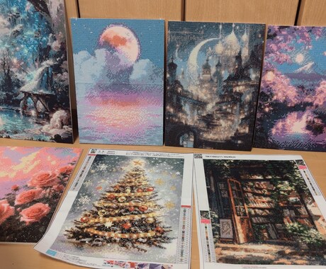 ダイヤモンドアート作成代行します 作りかけの商品や買ったけど手付かずの商品は御座いませんか？ イメージ2