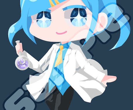 かわいいミニキャラアイコン描きます ぺったりかわいい注目イラスト！ イメージ2