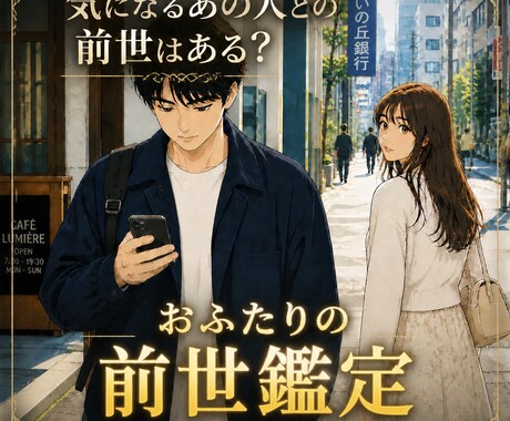気になる「あの人」との前世はある？前世を鑑定します 人間関係で何となく気になった瞬間がタイミングです イメージ1