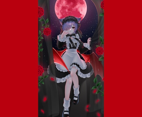 立ち絵、アイコン等イラスト制作します ゆめかわ、やみかわ大得意です！！ イメージ2