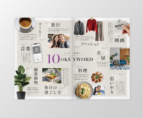 雑誌のような“読むプロフィールブック”を作成します 元エディトリアルデザイナーがプロクオリティでご提供◎ イメージ2