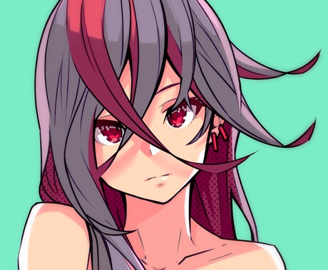 バストアップイラスト描きます あなただけのオリジナルイラストを描きます! イメージ1