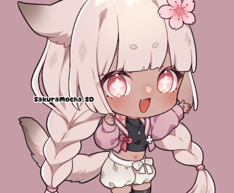 SDイラスト制作します かわいいミニキャラ制作します。 イメージ2