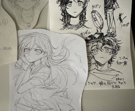 漫画やイラストの添削、提案をします イメージ1
